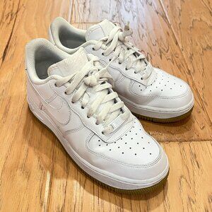 OG Nike Air Force 1 Sneakers '07 Womens 7.5 / Mens 6 White Gum Sole